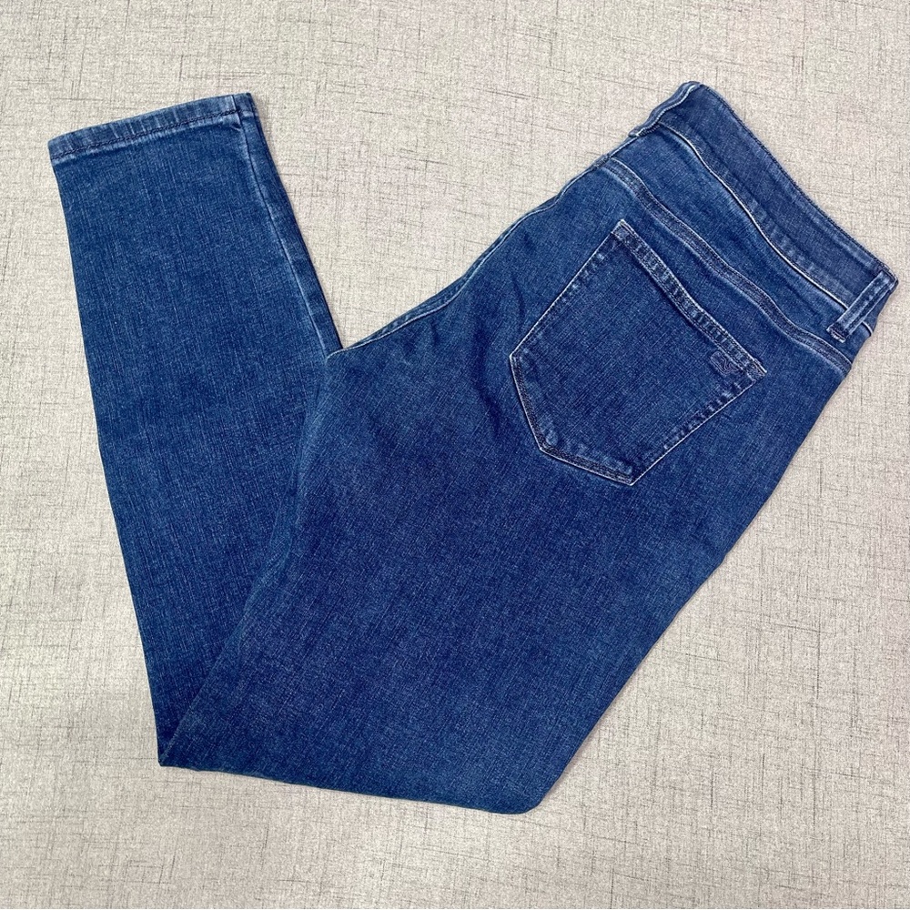 Vineyard Vines Stretch Skinny Jeans Dark Blue Mid Rise 10 - Picture 4 of 12